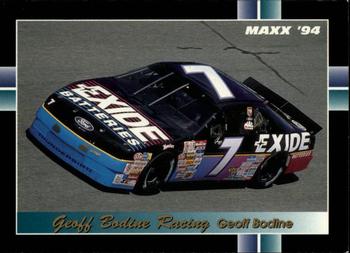 1994 Maxx #282 Geoff Bodine's Car Front