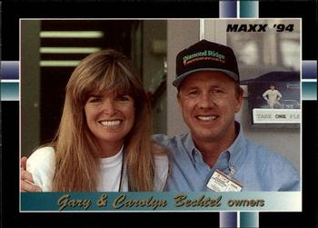1994 Maxx #296 Gary Bechtel / Carolyn Bechtel Front