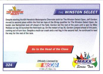1994 Maxx #324 Go to the Head of the Class Back
