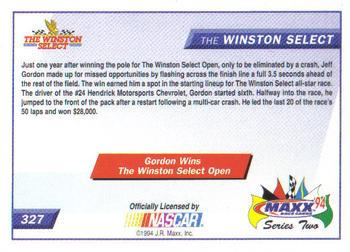 1994 Maxx #327 Gordon Wins the Winston Select Open Back