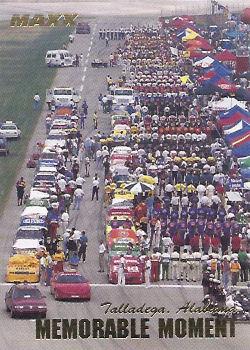 1994 Maxx Premier Series #203 Talladega Speedway Front