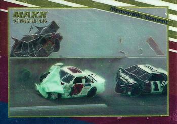1994 Maxx Premier Plus #72 Jimmy Horton Crash Front