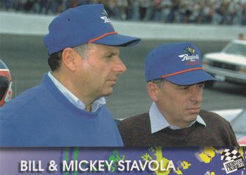 1994 Press Pass #86 Bill Stavola & Mickey Stavola Front