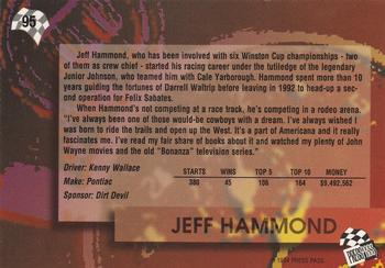 1994 Press Pass #95 Jeff Hammond Back