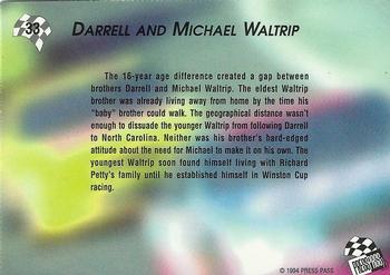 1994 Press Pass #33 Michael, Jessica & Darrell Waltrip Back