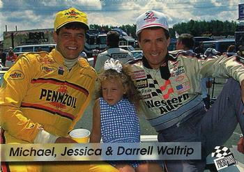 1994 Press Pass #33 Michael, Jessica & Darrell Waltrip Front