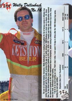 1994 Press Pass - Cup Chase #CC4 Wally Dallenbach Back