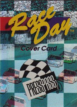 1994 Press Pass - Race Day #COVER Cover Card Front
