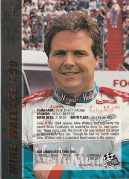 1994 Press Pass VIP #33 Mike Wallace Back