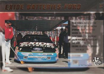 1994 Press Pass VIP #39 Exide Batteries Back