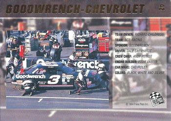 1994 Press Pass VIP #42 Goodwrench #3 Back