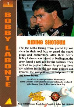 1995 Action Packed Winston Cup Country #1 Bobby Labonte Back
