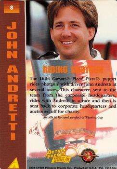 1995 Action Packed Winston Cup Country #8 John Andretti Back