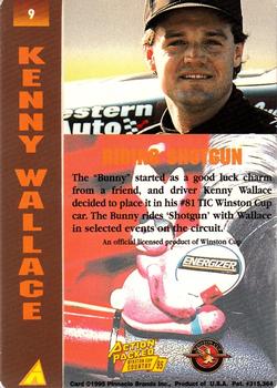 1995 Action Packed Winston Cup Country #9 Kenny Wallace Back