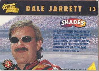 1995 Action Packed Winston Cup Country #13 Dale Jarrett Back