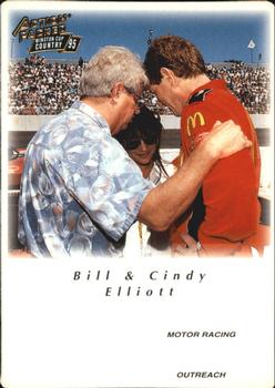 1995 Action Packed Winston Cup Country #24 Bill Elliott / Cindy Elliott Front