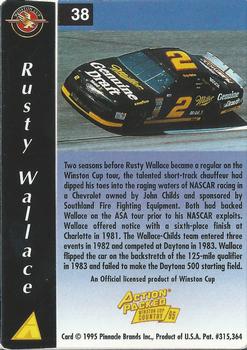 1995 Action Packed Winston Cup Country #38 Rusty Wallace Back