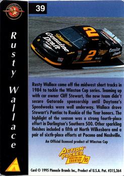 1995 Action Packed Winston Cup Country #39 Rusty Wallace Back