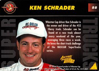 1995 Action Packed Winston Cup Country #88 Ken Schrader Back