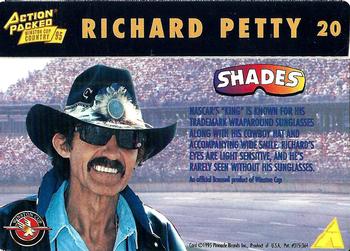 1995 Action Packed Winston Cup Country #20 Richard Petty Back