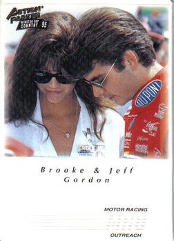 1995 Action Packed Winston Cup Country #22 Jeff Gordon / Brooke Gordon Front