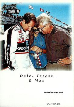 1995 Action Packed Winston Cup Country #25 Dale Earnhardt / Teresa Earnhardt / Max Helton Front