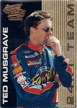 1995 Action Packed Winston Cup Country - 24KT Team #14 Ted Musgrave Front