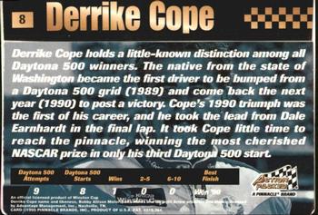 1995 Action Packed Winston Cup Stars #8 Derrike Cope Back