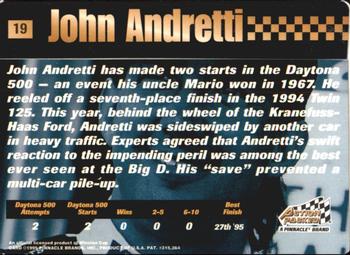 1995 Action Packed Winston Cup Stars #19 John Andretti Back