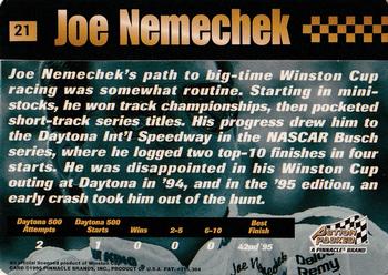 1995 Action Packed Winston Cup Stars #21 Joe Nemechek Back