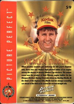 1995 Action Packed Winston Cup Stars #59 Sterling Marlin Back