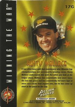 1995 Action Packed Winston Cup Stars - 24K Gold #17G Rusty Wallace Back