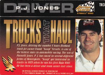 1995 Action Packed Winston Cup Stars - Trucks That Haul #TR3 Frank Vessels' Truck Back