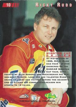 1995 Classic Images #10 Ricky Rudd Back