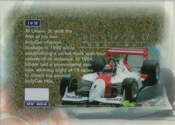 1995 Classic Images - Circuit Champions #1 Al Unser Jr. Back