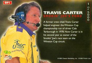 1995 Classic Images - Owner's Pride #OP1 Travis Carter Back