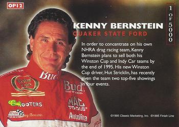 1995 Classic Images - Owner's Pride #OP12 Kenny Bernstein Back