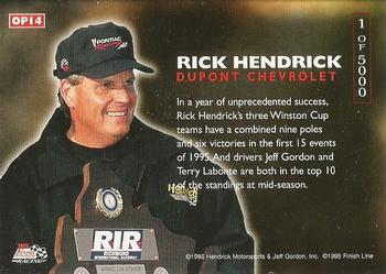 1995 Classic Images - Owner's Pride #OP14 Rick Hendrick Back