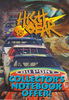 1995 Wheels High Gear #NNO Collector's Notebook Offer Front