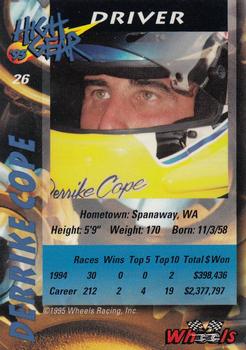 1995 Wheels High Gear #26 Derrike Cope Back