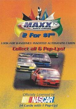 1995 Maxx #NNO 2 For $1.00 Collect All 6 Pop-Ups Front