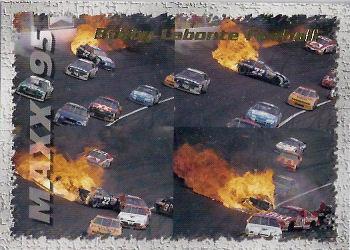 1995 Maxx #148 Bobby Labonte Crash Front