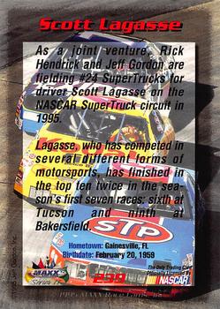 1995 Maxx #239 Scott Lagasse Back