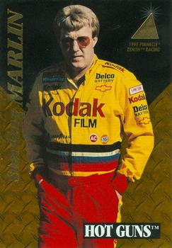 1995 Pinnacle Zenith #4 Sterling Marlin Front