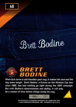 1995 Pinnacle Zenith #68 Brett Bodine Back