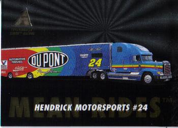 1995 Pinnacle Zenith #51 Jeff Gordon's Transporter Front