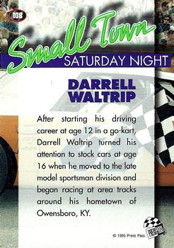 1995 Press Pass #108 Darrell Waltrip Back