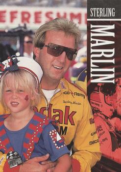 1995 Press Pass #18 Sterling Marlin Front