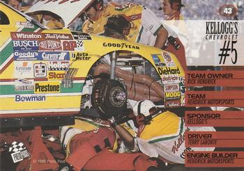 1995 Press Pass #43 Terry Labonte's Car Back