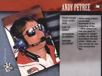 1995 Press Pass #98 Andy Petree Back